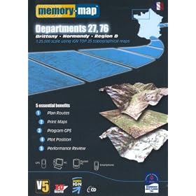 Memory Map Brittany Normandy Region D (PC)