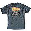 Back to the Future Open Deloreon Charcoal T-shirt Tee