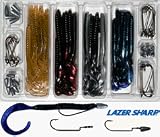 Bass Fishing System 100 Piece Worm Kit