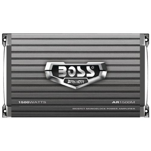 BOSS AUDIO AR1500M Armor Series Monoblock MOSFET Power Amplifier with Remote Subwoofer Level Control (1500W) -by-BOSS AUDIO On Sale