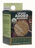 Spicely 100% Certified Organic and Certified Gluten Free, Adobo Seasoning