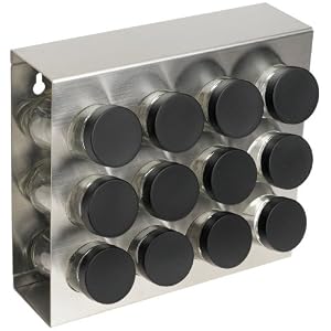 Click to buy Kitchen Spice Rack: Prodyne M-912 Stainless Steel Spice Rack from Amazon!