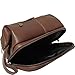 Amerileather Leather Toiletry Bag - Dark Brown (#26-4)