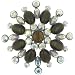 Jewelry : Victorian Flower Pin Brooch