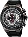 Edifice Black Label Quartz Stainless Steel Gunmetal Chronograph Strap