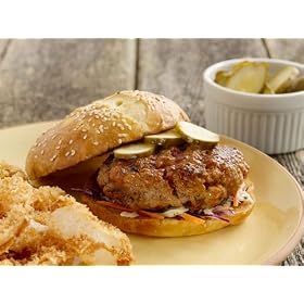 BuiltBurger 6 Pack of delicious Flavored Gourmet Burgers - 6 oz. each by BuiltBurger