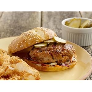 BuiltBurger 6 Pack of delicious Flavored Gourmet Burgers - 6 oz. each by BuiltBurger