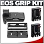 Digital Concepts PG-100 Deluxe Power Vertical Grip with Two Spare NB-2LH Lithium Ion battery for Canon Digital Rebel XT, XTi, EOS 350D and 400D (Replacement for Canon BG-E3)