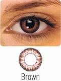 Non Perscription Color Contact Lenses 2 Tone - Brown