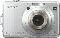 Sony Cybershot DSCW100 8.1MP Digital Camera with 3 x Optical Zoom