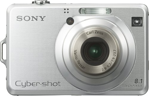 Sony Cybershot DSCW100 8.1MP Digital Camera with 3 x Optical Zoom