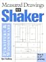 Measured Drawings of Shaker Furniture and Woodenware