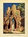 1931 Print Gate Spirit Cambodia Nok Angkor Thom Arch Ruin Khmer Empire Warrior - Original Color Print