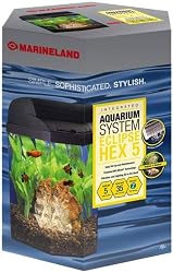 Marineland Eclipse Seamless Integrated Aquarium System, 5 Gallons, Hex