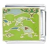 Alice In Wonderland A Game Of Croquet Italian Charms Bracelet Link