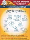 Busy Kewpie Babies Aunt Martha's Hot Iron Embroidery Transfer