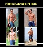 Set of 4 ZAC EFRON Fridge Magnets - Sexy Hunks