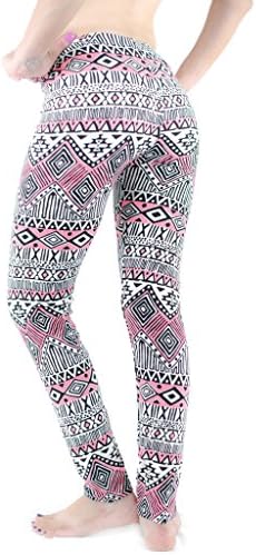 New Kathy Women's Diamond Pattern Leggings Pink