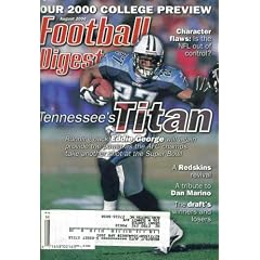 Football Digest : Tennessee Titans' Eddie George (August 2000)