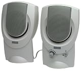 Altec Lansing AVS200 2.0 Computer Speakers (2-Speaker, White)