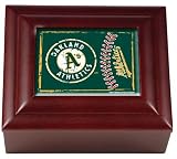 MLB Oakland Athletics Wood Keepsake Box