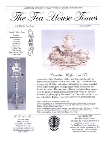 Childrens Toyshop  Magazines : Tea House Times Newsletter