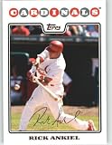 2008 Topps #4 Rick Ankiel - St Louis Cardinals (Baseball Cards)