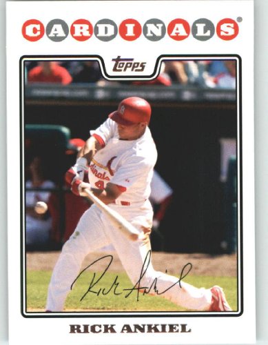 2008 Topps #4 Rick Ankiel - St Louis Cardinals (Baseball Cards)
