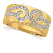 14K Yellow Gold Diamond Anniversary Band - 0.20 Ct.