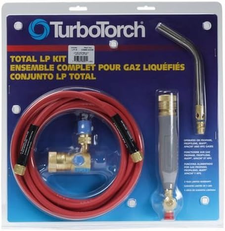 Victor TurboTorch 0386-0006 LP-3 Torch Kit Swirl, MAP-Pro/LP Gas by Builders World Wholesale Distribution