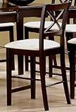 Byrdstown Cappuccino Cross Counter Stool (Set of 2)