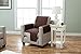 Home Fashion Designs Reversible Chair Protector. Furniture Protectors for Living Room with Secure Straps. Furniture Protectors for Kids, Dogs and Pets. (Chair, Chocolate/Flax)