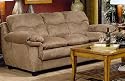 Bryant Microfiber Saddle Sofa