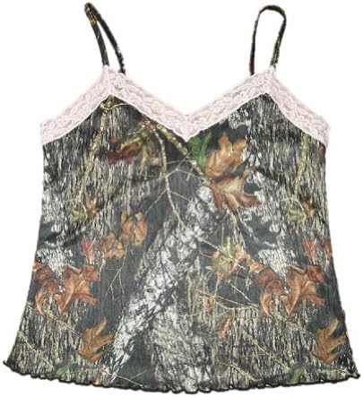 Mossy Oak Break Up Pink Lace Cami Womens Camisole Lingerie Top S-XXL (X-Large)