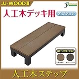 JJPRO-HOME ステップ ダークブラウン/モカ JJ-WOOD II/ウッドデッキ デッキ バルコニー ガーデニング エクステリア 人工木 モカ