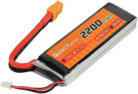 POWERocker® 7.4V 2200mAh 2S 25C Lithium Polymer Battery for RC Airplane, RC Helicopter, RC Car/Truck, RC Boat