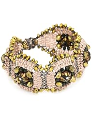 Miguel Ases Bronze Rondelle Station Magnetic Bracelet