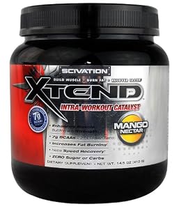 Scivation Xtend Nutritional Supplement, Mango Nectar, 410 Gram