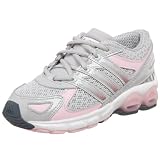 adidas Little Kid/Big Kid Response Cushion Running Shoe,Grey/Pink/Black,1.5 M US Little Kid