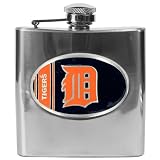 Detroit Tigers 6 oz. Stainless Steel Flask