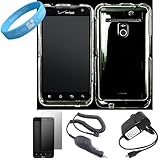 Clear Two Piece Shield Protector Snap On Case for T-Mobile LG G2x Smartphon ....