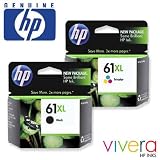HP Black 61XL & Color 61XL Combo Pack