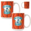 New Orleans Hornets 2pc Ceramic Gameball Mug Set - Primary Logo NBA Basketball