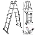 12 Step Aluminum Folding Ladder