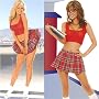 Plus Size Naughty School Girl Costume 1x/2x 3x/4x Red Plaid