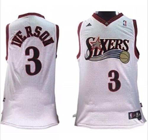 Allen Iverson White Swingman Jersey Size large by Swingman