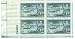 1953 Opening of Japan Centennial #1021a Plate Block of 4 x 5 cents US Postage Stamps picture