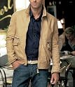 KLASSISCH EDLE HERREN ZIEGEN-LEDER-JACKE SAND NEU