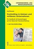 Produkt-Bild: Controlling in kleinen und mittleren Unternehmen. Ein Handbuch mit Auswertung auf der Basis der Finanzbuchhaltung