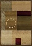Contemporary Area Rug, Oriental Weavers Sphinx Generation 2'x4' Beige